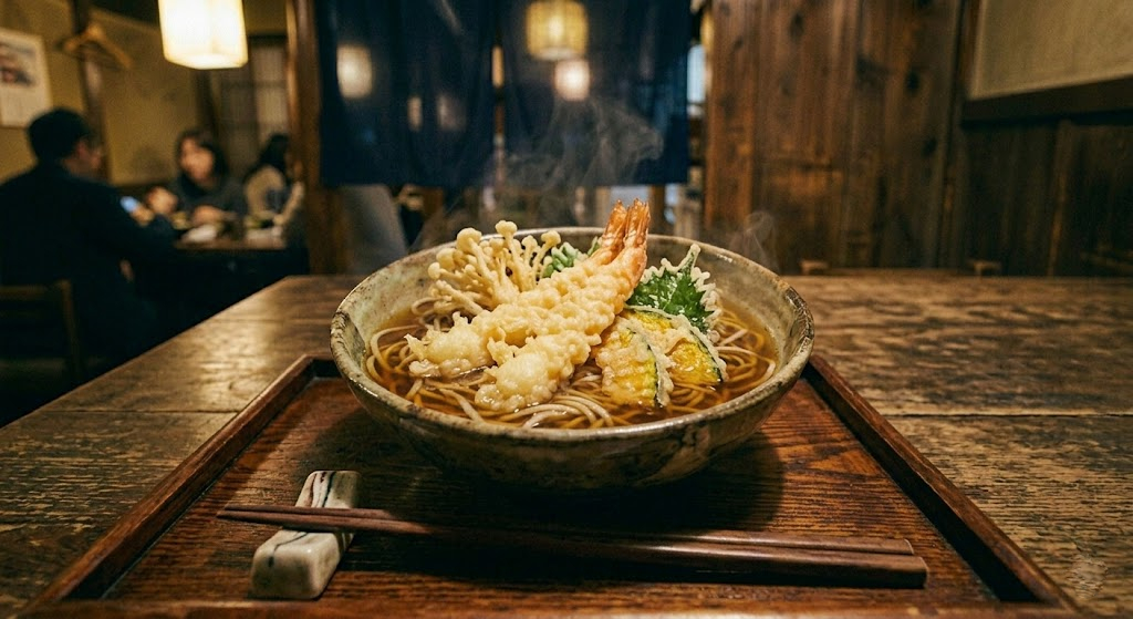 天ぷらそば